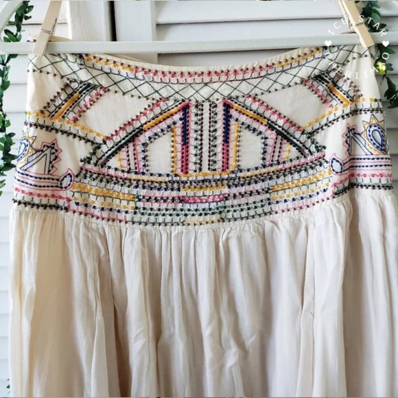 Free People !!RARE!! Rises In the East High Low Maxi Skirt - Picture 11 of 14